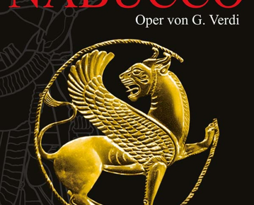 Plakatmotiv Seebühne Bremen Oper Nabucco von Verdi 2021
