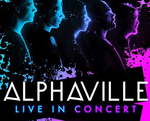 Plakatmotiv für Sommer Open-Air von Alphaville auf der Seebühne Bremen