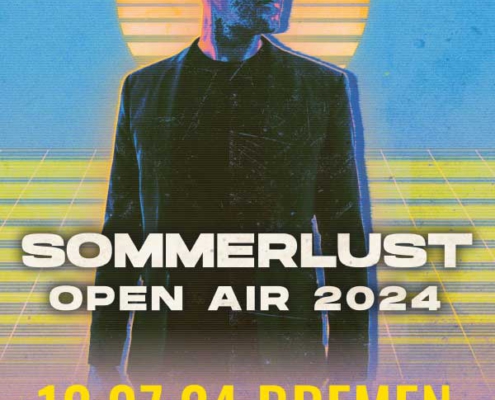 Plakatmotiv für Open-Air-Konzert Schiller Sommerlust in Bremen 2024