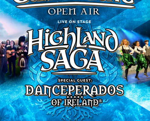 Plakatmotiv für Celtic Night - Highland Saga auf der Seebühne Bremen.