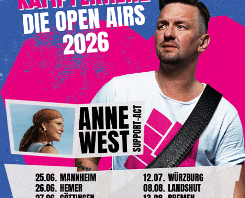 Plakatmotiv für Ben Zucker Open Air auf der Seebühne Bremen