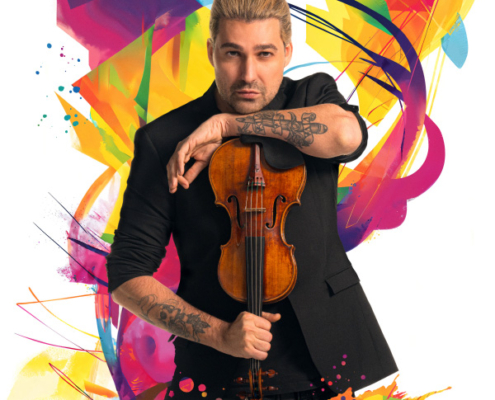 Plakatmotiv für David Garrett auf der Seebühne Bremen