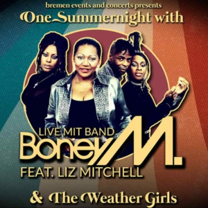 Social Icon für Boney M. & The Weather Gilrs auf der Seebühne Bremen